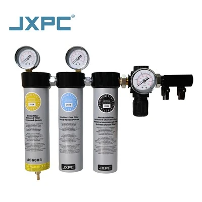JXPC Sistema di filtraggio dell'aria a tre-stadi - Cartuccia filtrante sinterizzata, cartuccia filtrante fine e cartuccia filtrante a carbone attivo Filtri-stadi multipli-AC6003